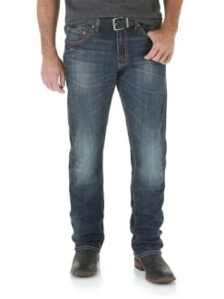 Wrangler WLT88BZ Mens Retro Slim Fit Straight Leg Jean