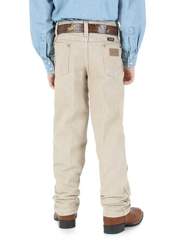 Boy's Wrangler 13MWJTN 13MWBTN ProRodeo Cowboy Cut Tan Original Fit Jean - Image 5