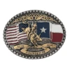 Montana Silversmiths A920 Texas 1836 Attitude Belt Buckle Silver