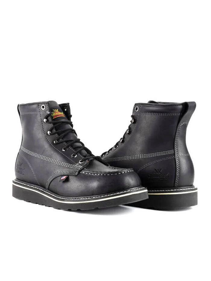 Thorogood 814-6206 Mens American Heritage Midnight Series Black