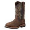 Ariat 10017420 Mens Workhog Wide Square Waterproof Composite Toe Work Boots Bruin Brown