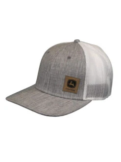 John Deere LP73374 Suede Logo Cap Grey