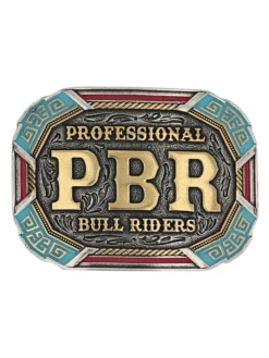 Montana Silversmiths PBR939 PBR Vibrant Riders Belt Buckle