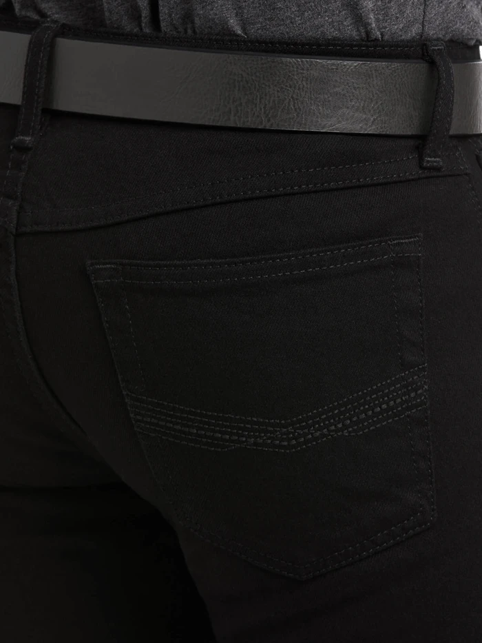 Ariat 10037890 Mens M7 Slim Legacy Straight Jean Black - Image 5