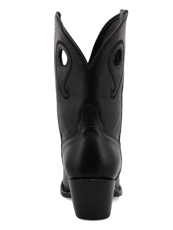 Black Star WBSN011 Womens Matador Leather Boot Black - Image 4