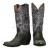 Black Jack HT-1411 Mens Handtooled Vintage Western Boots Black