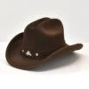 Bullhide HORSING AROUND 0483CH Kids Western Felt Hat Chocolate