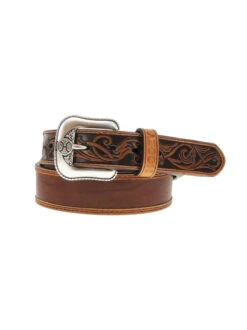 Hooey HMBLT029 Mens Ranchero Classic Belt Brown