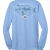 FloGrown FGM-3107 Snook Mount Long Sleeve Tee Light Blue
