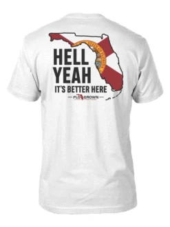 FloGrown FGM-1556 Hell Yeah Tee White