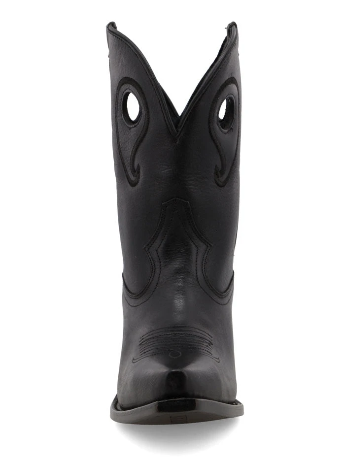 Black Star WBSN011 Womens Matador Leather Boot Black - Image 5