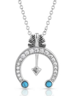 Montana Silversmiths NC5247 Womens Creating Your Luck Blossom Necklace Silver