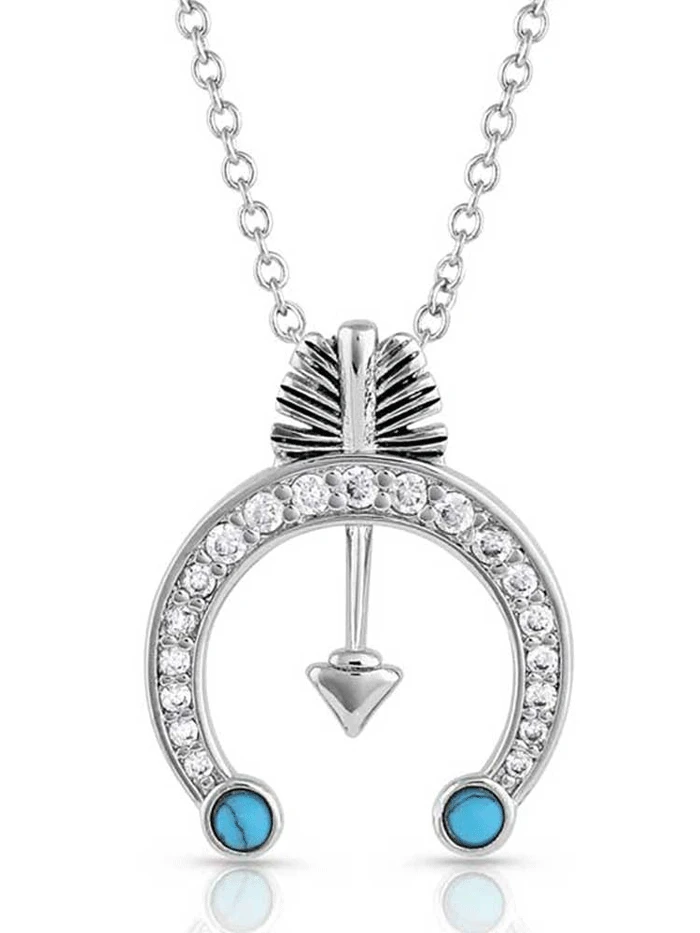 Montana Silversmiths NC5247 Womens Creating Your Luck Blossom Necklace Silver