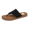 Yellow Box 53994 Womens Feria Flip Flop Sandals Black - 9