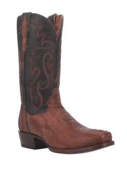 Dan Post DP3091 Mens Sprinter Ostrich Western Boot Brown