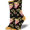 Socksmith WNC2817-BLK Womens Classic Popcorn Socks Black