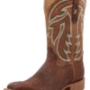 Twisted X MRAL024 Mens Rancher Square Toe Boot Nutmeg - 14