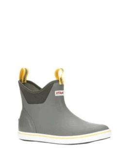 Xtratuf 22735 Mens Ankle Deck Boot Gray