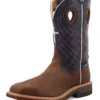 Twisted X MXBAW01 Mens Waterproof Alloy Toe Western Work Boot Mocha - 0