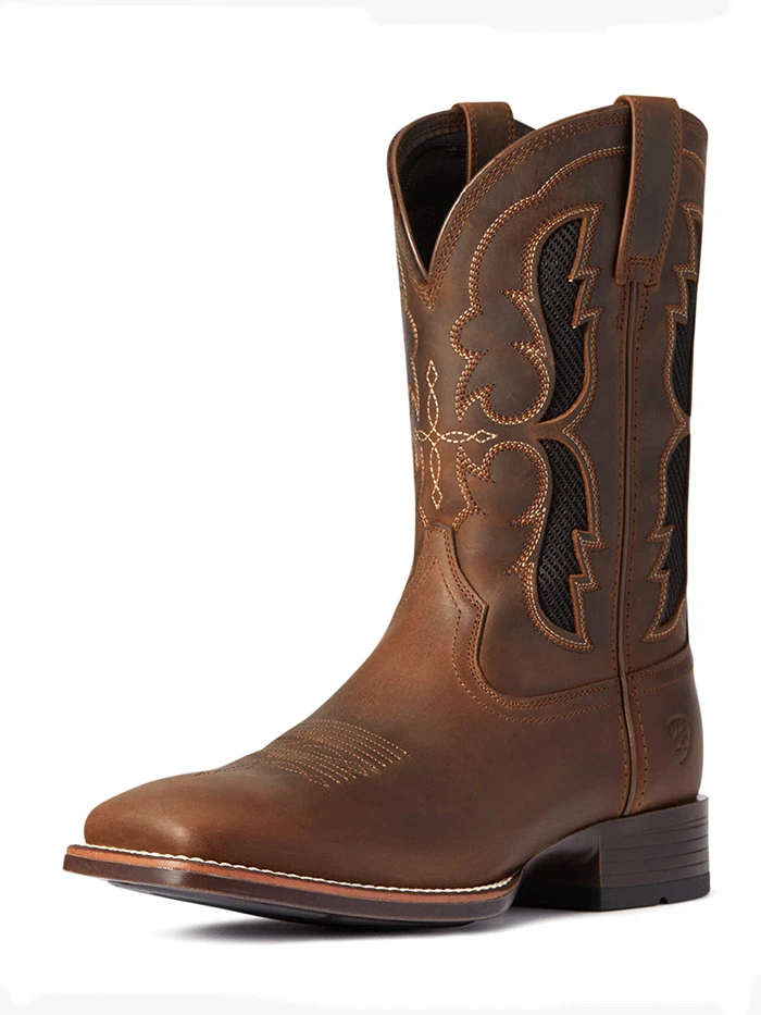 Ariat 10038261 Mens Dash VentTEK Ultra Western Boot Distressed Brown