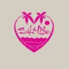 Salt Life SA926 Signature PALM TREE LOVE Decal Sticker