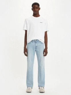 Levis 005141705 Mens 514 Straight Fit Jeans Medium Indigo Stonewash Blue