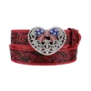 Justin C21337 Womens True Heartland Belt Red