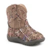 Roper 09-016-1225-2986 Infants Cowbabies Glitter Aztec Boot Brown