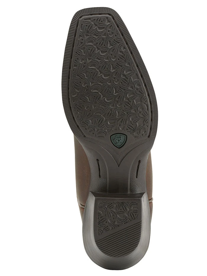 Ariat 10014172 Womens Round Up Square Toe Western Boot Powder Brown - Image 5