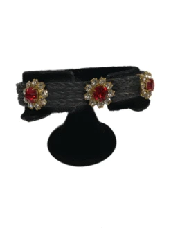 Fashionwest HH84R-1-BKRD Womens Horsehair Bracelet Red