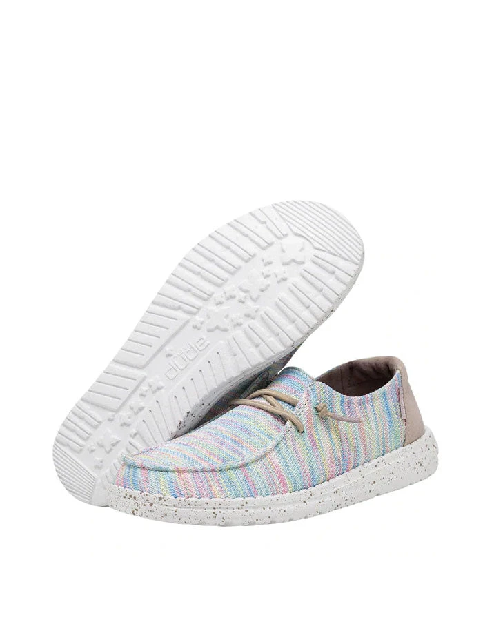 Hey Dude 121920214 Womens Wendy Sox Shoe Aurora White - 6 - Image 2