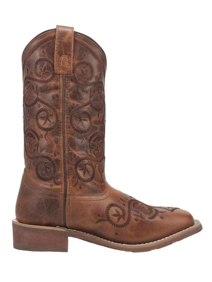 Laredo 5863 Womens DIZZIE Leather Boot Brown - Image 3