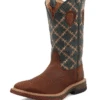 Twisted X MXB0005 Mens Western Work Boot Mocha & Slate - 14.5