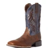 Ariat 10035928 Mens Sport Cool VentTEK Western Boot Bar Top Brown