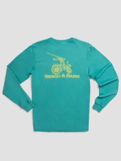 Beach & Barn BIG RIG Tee Long Sleeve Seafoam