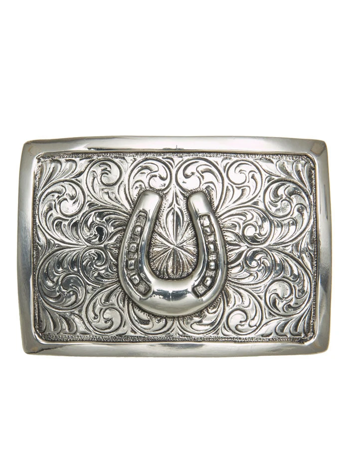 AndWest IC012 Horseshoe Iconic Classic Buckle Antique Silver