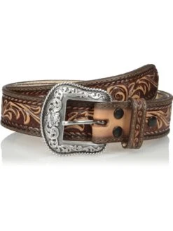 Nocona N2300137 Mens Top Grain Leather USA Belt Brown