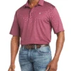 Ariat 10035160 Mens Charger 2.0 Polo Malbec