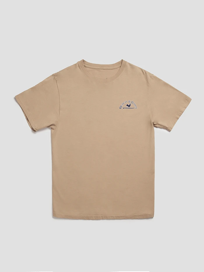 Beach & Barn EMBLEM TEE Adult Short Sleeve T-Shirt Latte - Image 2