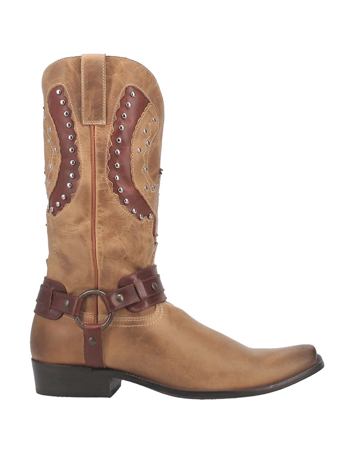 Dingo DI851 Mens War Eagle Leather Boot Natural - Image 3