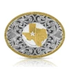 Montana Silversmiths 43210G Lone Star Texas State Filligree Buckle Gold And Silver