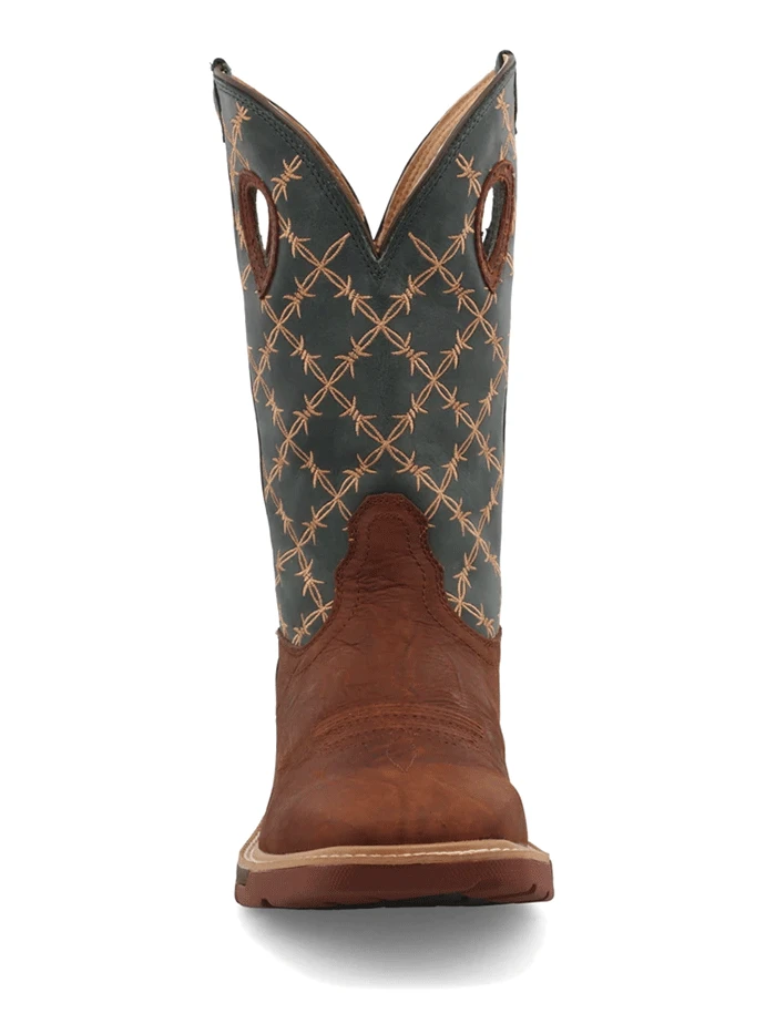 Twisted X MXB0005 Mens Western Work Boot Mocha & Slate - 14.5 - Image 2