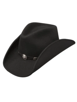 Stetson TWHWDR-833207 HOLLYWOOD DRIVE Wool Crushable Western Hat Black