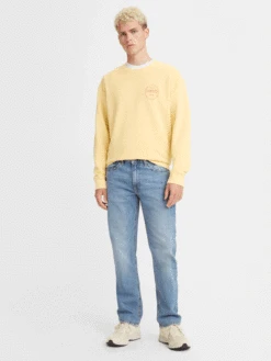 Levis Levi's 005141593 Mens Straight Fit Flex Jeans Everyday Indigo Medium Wash