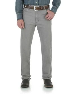 Mens Wrangler Cowboy Cut Slim Fit Jeans 0936SMS Smoke Storm (D)