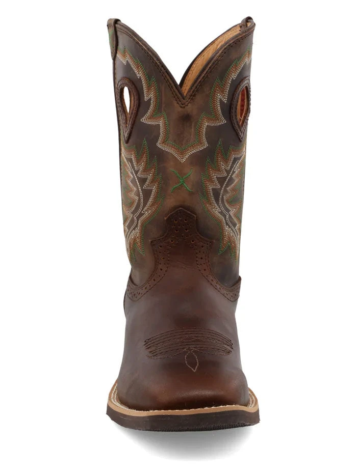 Twisted X MRS0069 Mens Ruff Stock Work Boot Smoky Chocolate & Tobacco - A3 - Image 2
