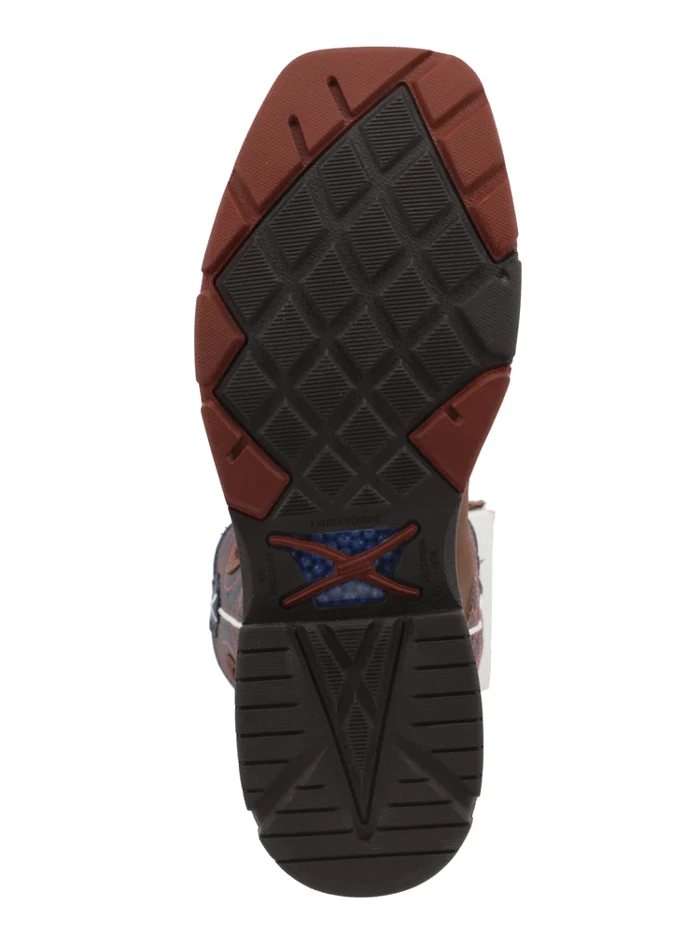 Twisted X MXBAW01 Mens Waterproof Alloy Toe Western Work Boot Mocha - 0 - Image 6