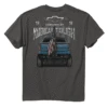 Buck Wear 2831 Mens Chevy - American Tough Short Sleeve Graphic Tee Charcoal